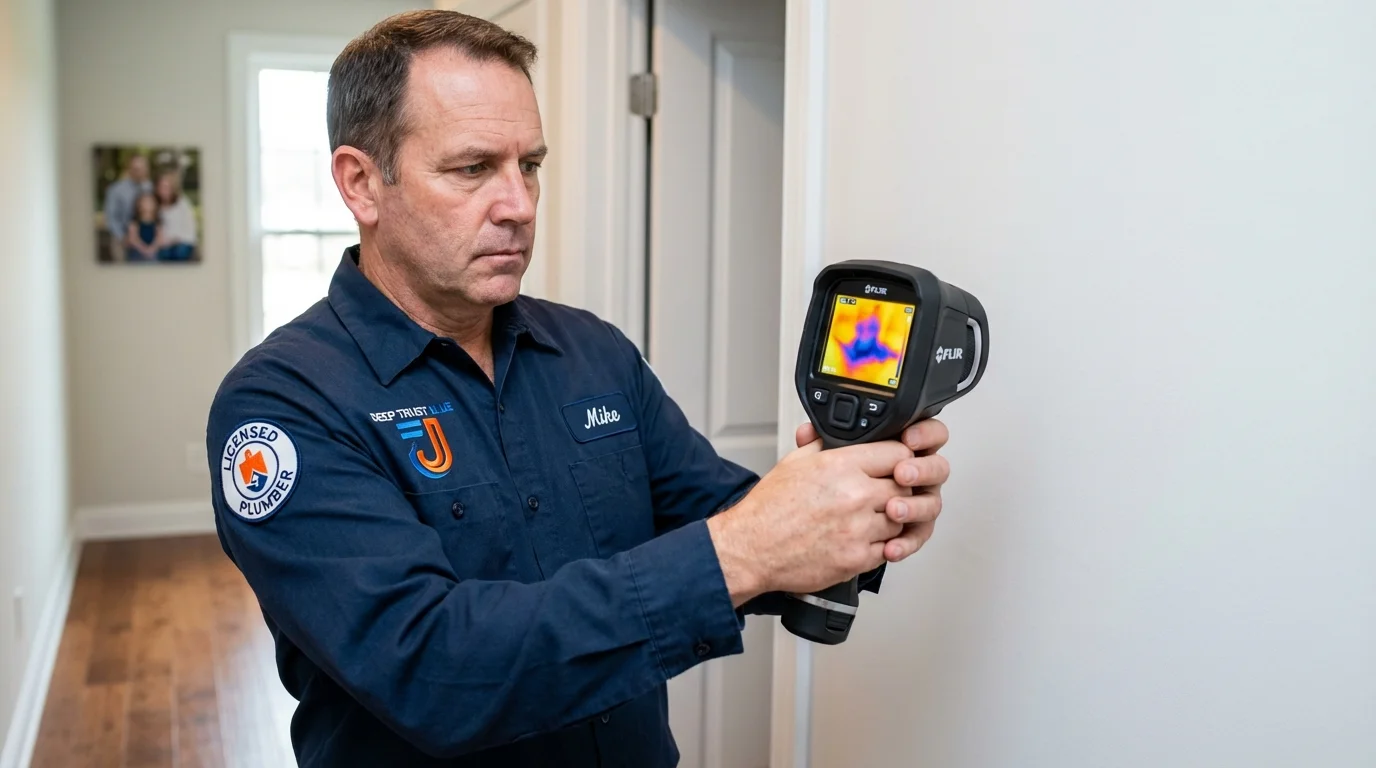 Thermal imaging leak detection by Johns Plumbing LLC in Rincon